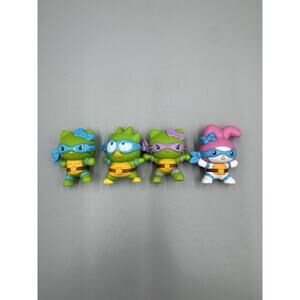 Lot of 4 McDonalds Hello Kitty Teenage Mutant Ninja Turtles TMNT Happy Meal Toys